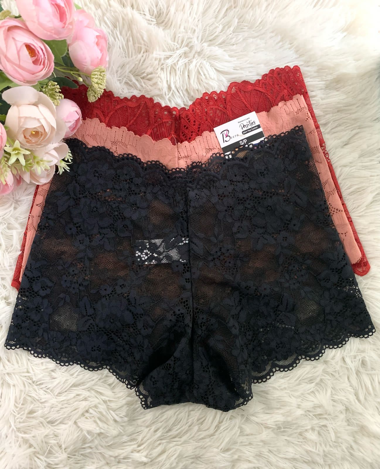 Picture of Lace Panty 3 Pieces Set - Soft & Comfortable