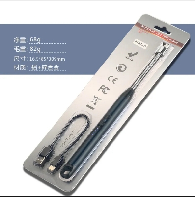 Picture of Long Candle Kitchen Electric Usb Lighters Bbq Rechargeable Hose Torch Electric Plasma Arc Lighter