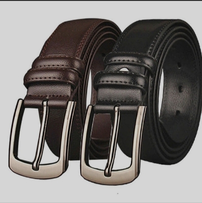 Picture of High quality 1 Pice Belt Black & Brown Colour Belt For Men