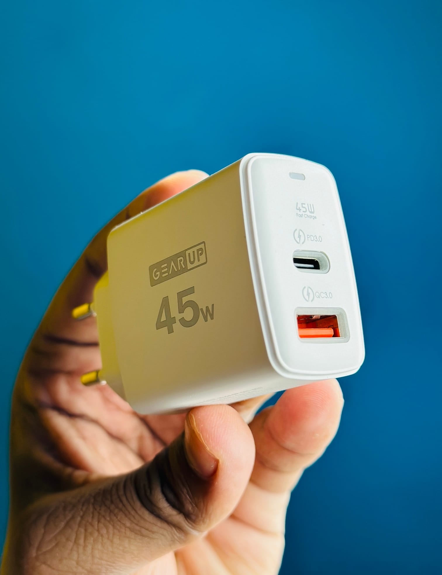 Picture of GearUP GP007 45W FastCharging PD 3.0+ QC 3.0 USB Wall Fast Charger