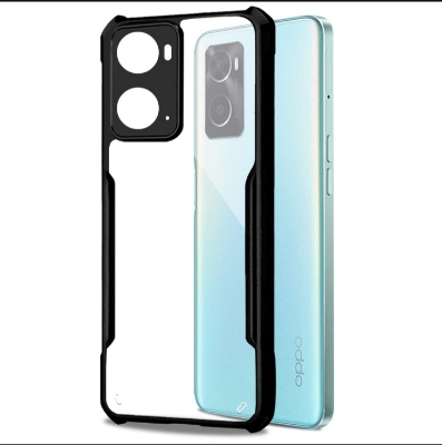 Picture of For OPPO A76 4G / OPPO A36 4G/OPPO A96 4G Shockproof TPU Bumper Clear Acrylic Mobile Phone Case For Oppo A76 Back Cover