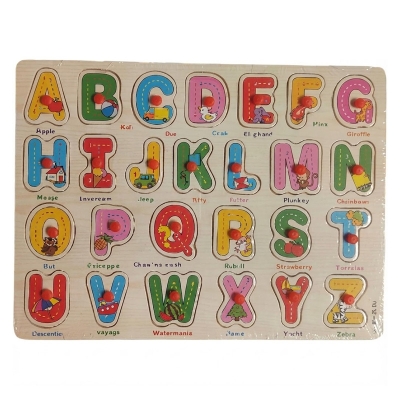 Picture of Kids Alphabet Matching Puzzle Card Board