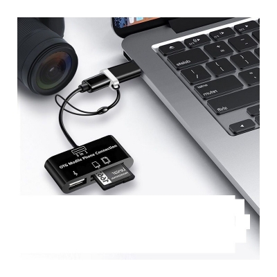 Picture of 3 In 1 Mobile OTG Card Reader For Micro USB Port And Type-C input