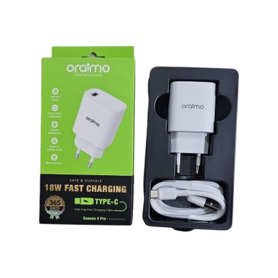 Picture of Oraimo 18W Fast Charging Charger With Type-C Cable