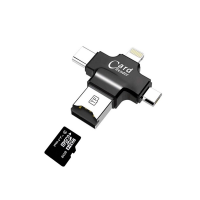 Picture of 4 in 1 OTG Card Reader For All Mobile And Pc