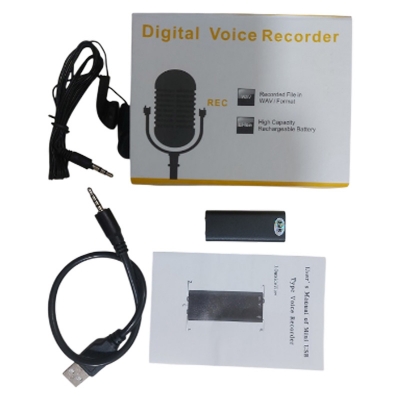 Picture of Super Mini Powerful Voice Recorder 8GB Black