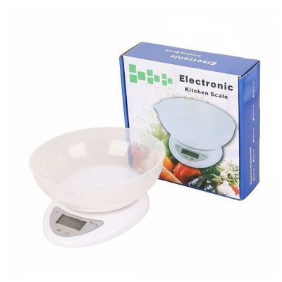 Picture of Electronic Bowl Kitchen Weighing Scale Up to 5KG