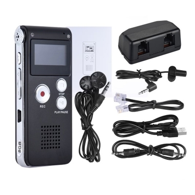 Picture of N28 Digital Voice Recorder 8GB LED Display MP3