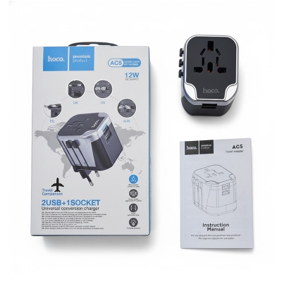 Picture of Hoco AC5 12W Travel Adapter Two USB