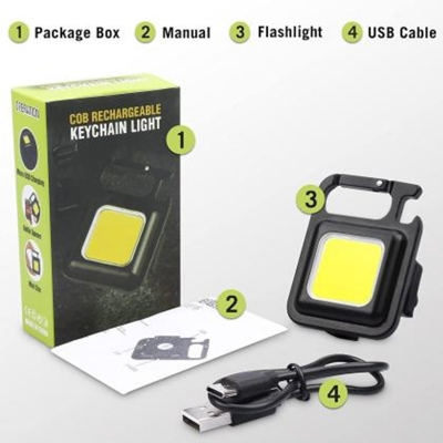 Picture of Rechargeable COB Keychain Flashlights