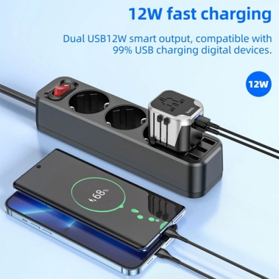 Picture of Hoco AC5 12W Travel Adapter Two USB