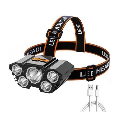 Picture of AR54 5 LED Head Lamp USB Rechargeable Headlight