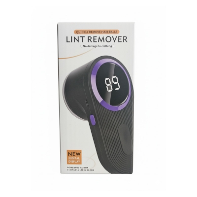 Picture of Electric Lint Remover Hairball Trimmer Rechargable LED Display