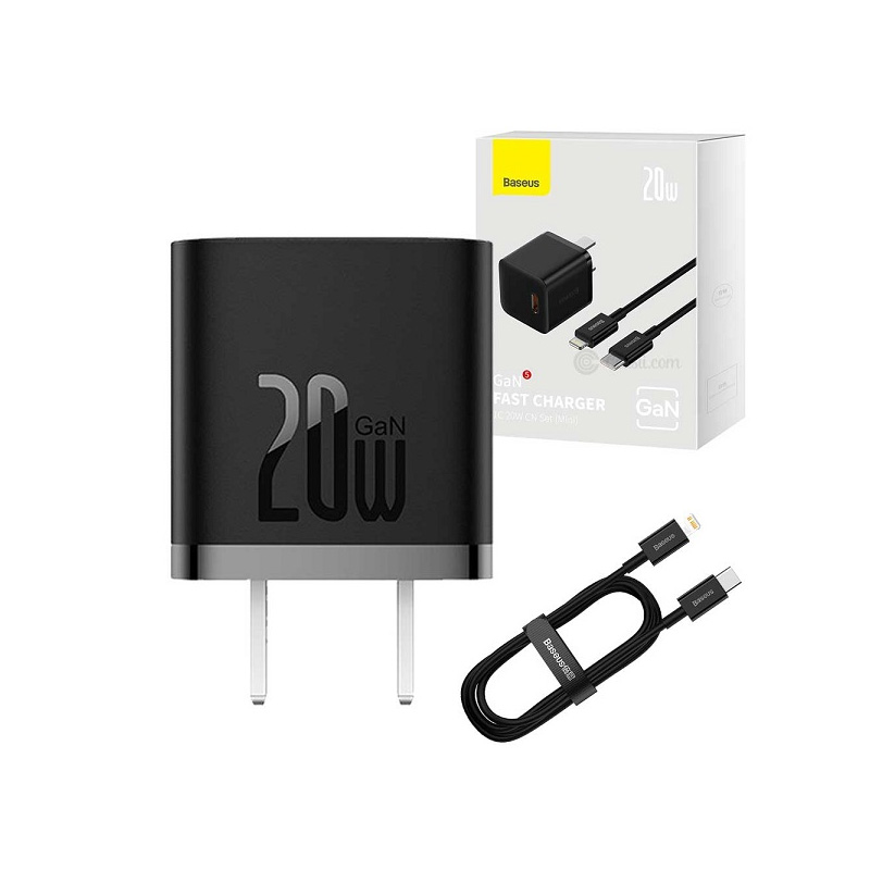 Picture of Baseus Super Si Quick Charger 20W Adapter With ip Cable