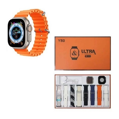 Picture of Y80 Ultra Smartwatch Bluetooth Call With 8 Strap