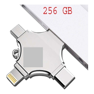 Picture of 4 In 1 Pen Drive 256GB Built-in Memory Metal Body