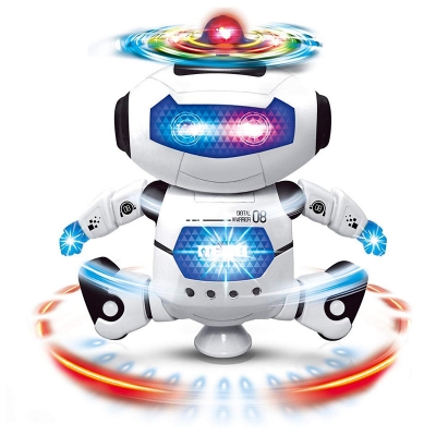 Picture of Dancing Robot with 3D Lights and Music Multi Color
