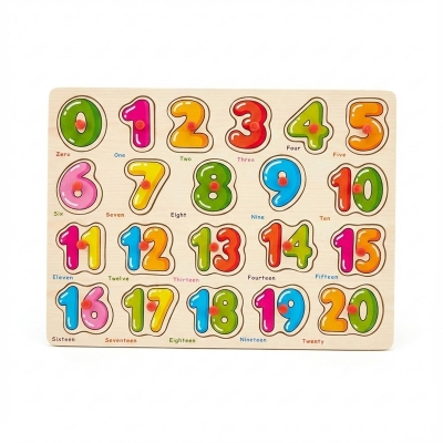 Picture of Kids Number Matching Puzzle Card Board