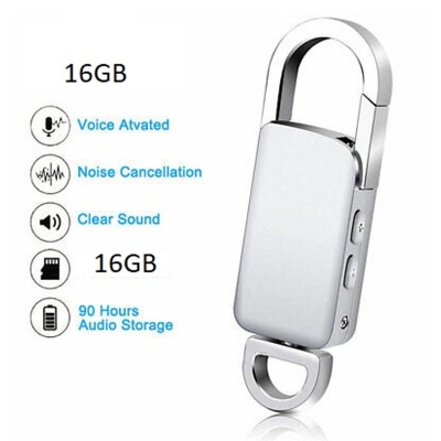 Picture of AR431 Voice Recorder Keychain 16GB Metal Body Mp3 Music Play