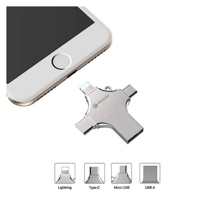 Picture of 256GB OTG Flash Drive 4 Option Pen Drive Metal Body USB 3.0