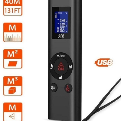 Picture of JQ40 Digital Laser Distance Meter 40 Meters Rechargeable