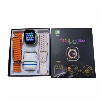 Picture of T55 Ultra Max Smart Watch With Earpods