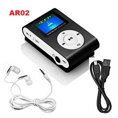 Picture of AR02 Mini MP3 Player With Display Black