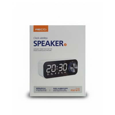 Picture of Recci RSK W11 Double Alarm Clock Bluetooth Speaker