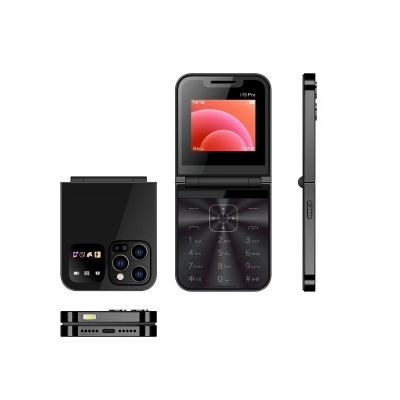 Picture of i15 Pro Flip Fold Phone Dual Sim With Cover