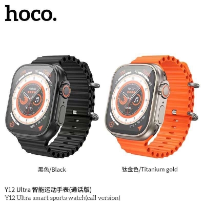 Picture of Hoco Y12 Ultra Smartwatch Waterproof Wireless Charger Calling
