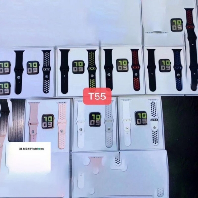 Picture of T55 Smartwatch Dual Belt Full Touch looks Water Reset Calling Option