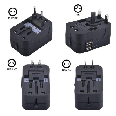 Picture of AR05 Travel Adapter 2.1A Fast-Charging 2 USB Ports Travel Adapter