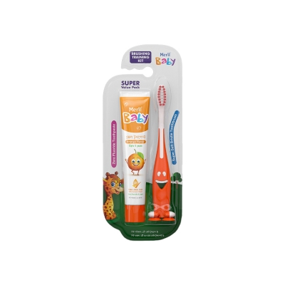 Picture of Meril Baby Brushing Traning Kit (Orange)