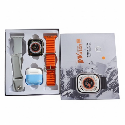 Picture of Watch 8 Ultra Smartwatch Wireless Charging With TWS Headphone