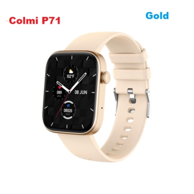 Picture of Colmi P71 Smart Watch Bluetooth Voice Calling Gold