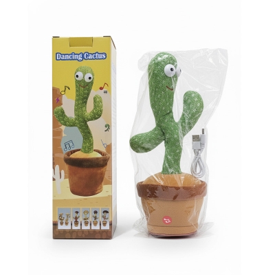 Picture of Dancing Cactus Voice Talking Toy With LED