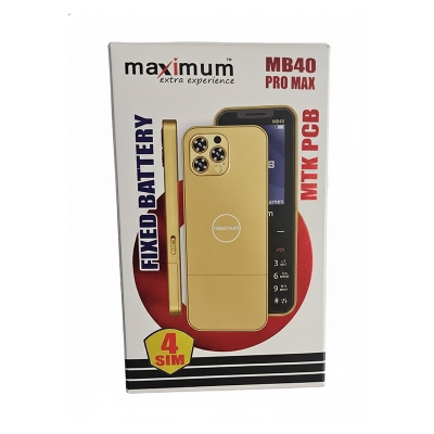 Picture of Maximus MB40 Pro Max Four Sim Phone Blue