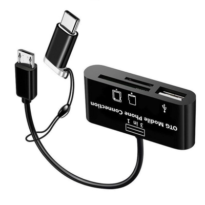 Picture of Mobile OTG Card Reader For Micro USB Port And Type-C input