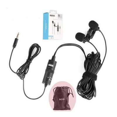 Picture of Boya BY-M1DM Dual Omni-Directional Lavalier Microphone