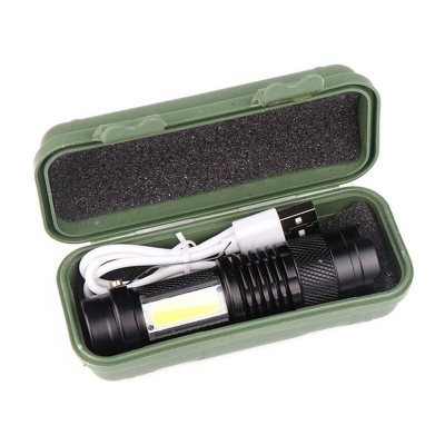 Picture of Mini Flashlight Zoom Focus Torch Light Lamp