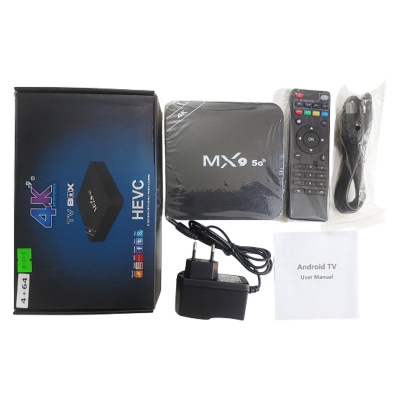 Picture of MX9 Android TV Box 5G WIFI 4/64GB Quad Core