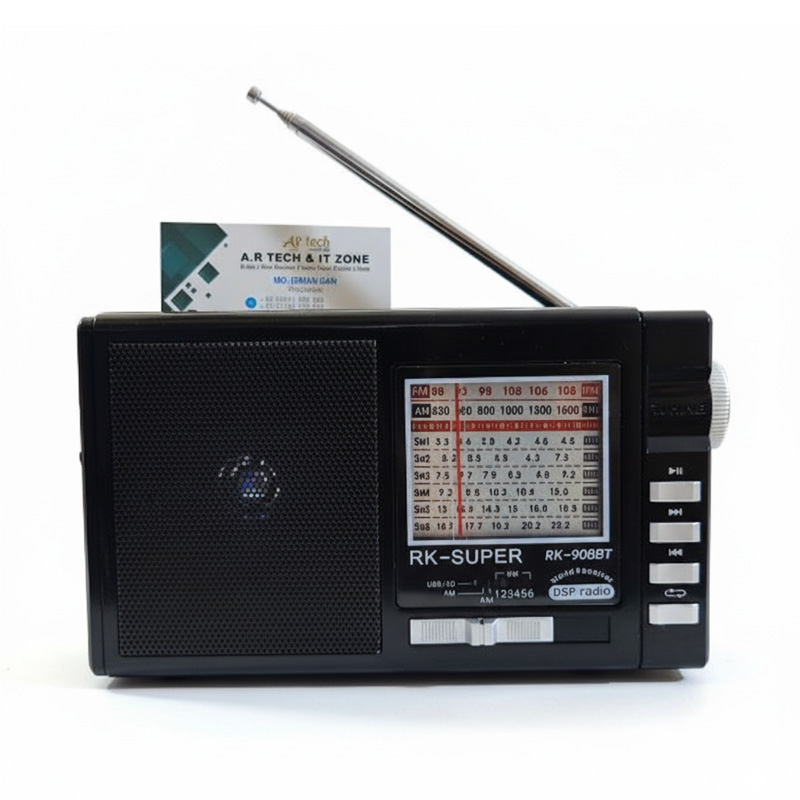 Picture of RK Super 8 Band 908 Bluetooth FM Radio With USB/SD Player