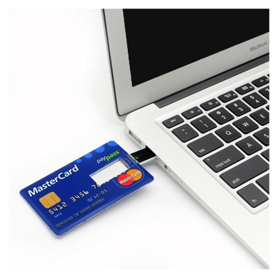 Picture of 256GB Slim Credit Card USB Flash Drive pendrive
