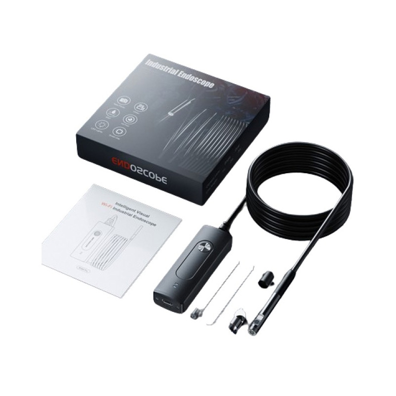 Picture of AR83 WIFI Industrial Endoscope Camera HD 8mm Dual Lens IP67 Waterproof