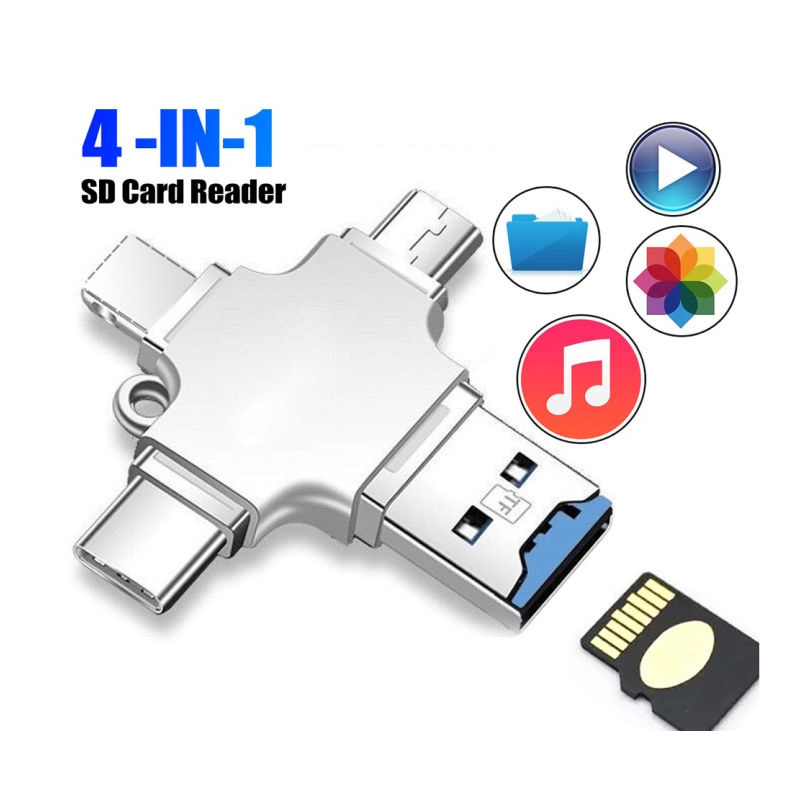 Picture of OTG Card Reader For Andrid Phone And PC