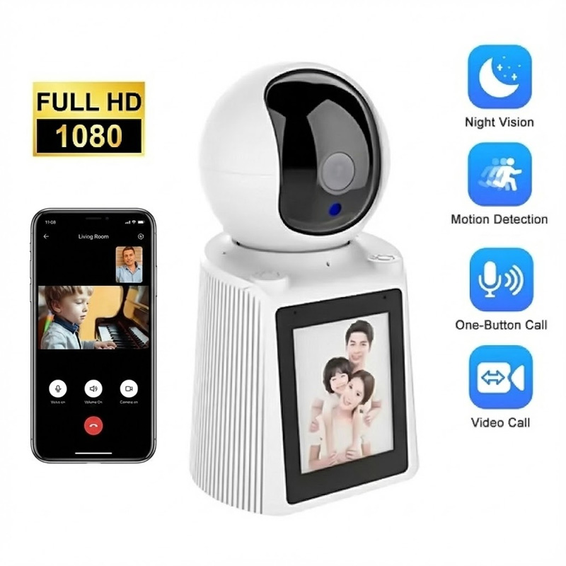 Picture of QP001 Video Calling V380 Wifi Camera With Display