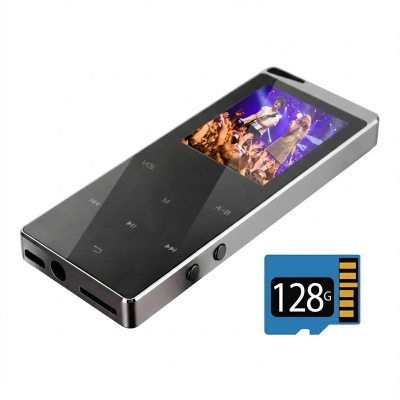Picture of T03 Mp4 Player 16GB Build in Memory Bluetooth Metal Body Button Touch