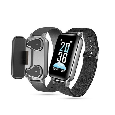 Picture of T89 Smart Watch TWS Bluetooth Headphone Fitness Tracker