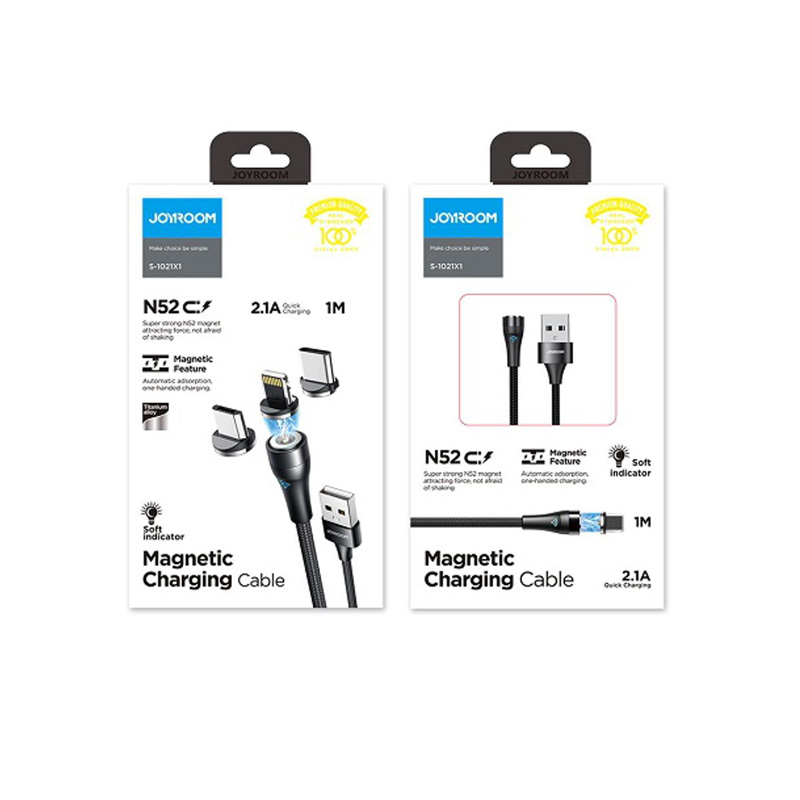 Picture of Joyroom S-1021X1 Magnetic Charging Cable For Micro USB Port