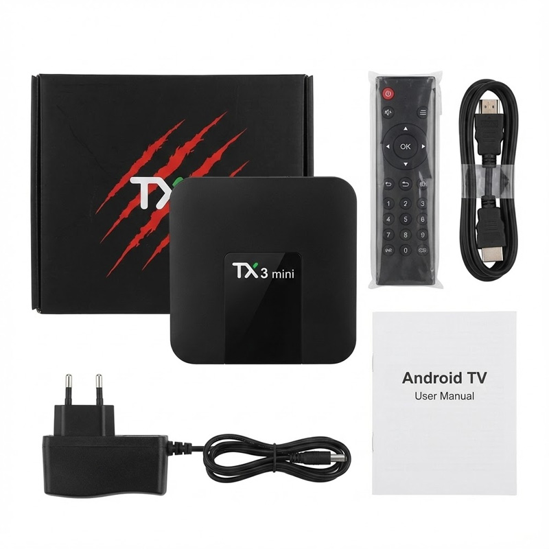Picture of TX3 Mini Android TV Box 2GB RAM 16GB ROM Android 10 WIFI Plays tore